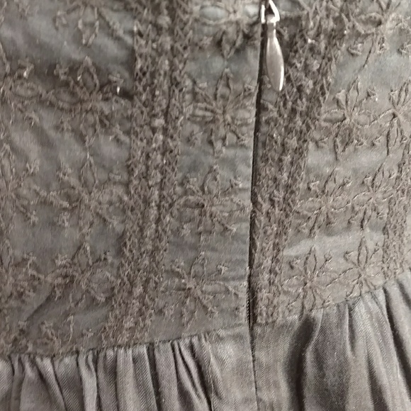 Summer Black Cotton Short Dress & Cute Flirty Cool & Comfortable Style Sz M fit6 - Picture 6 of 10